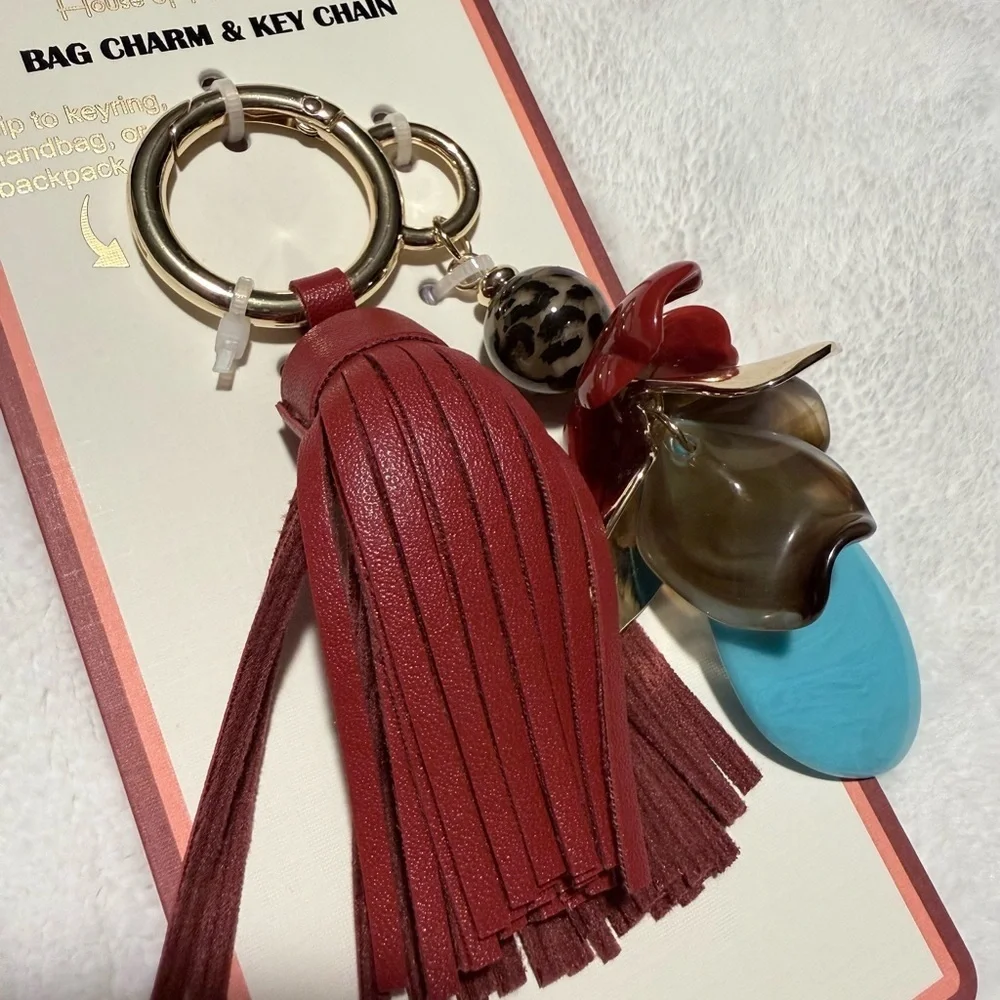 House of Harlow 1960 Red and Blue Key Holder